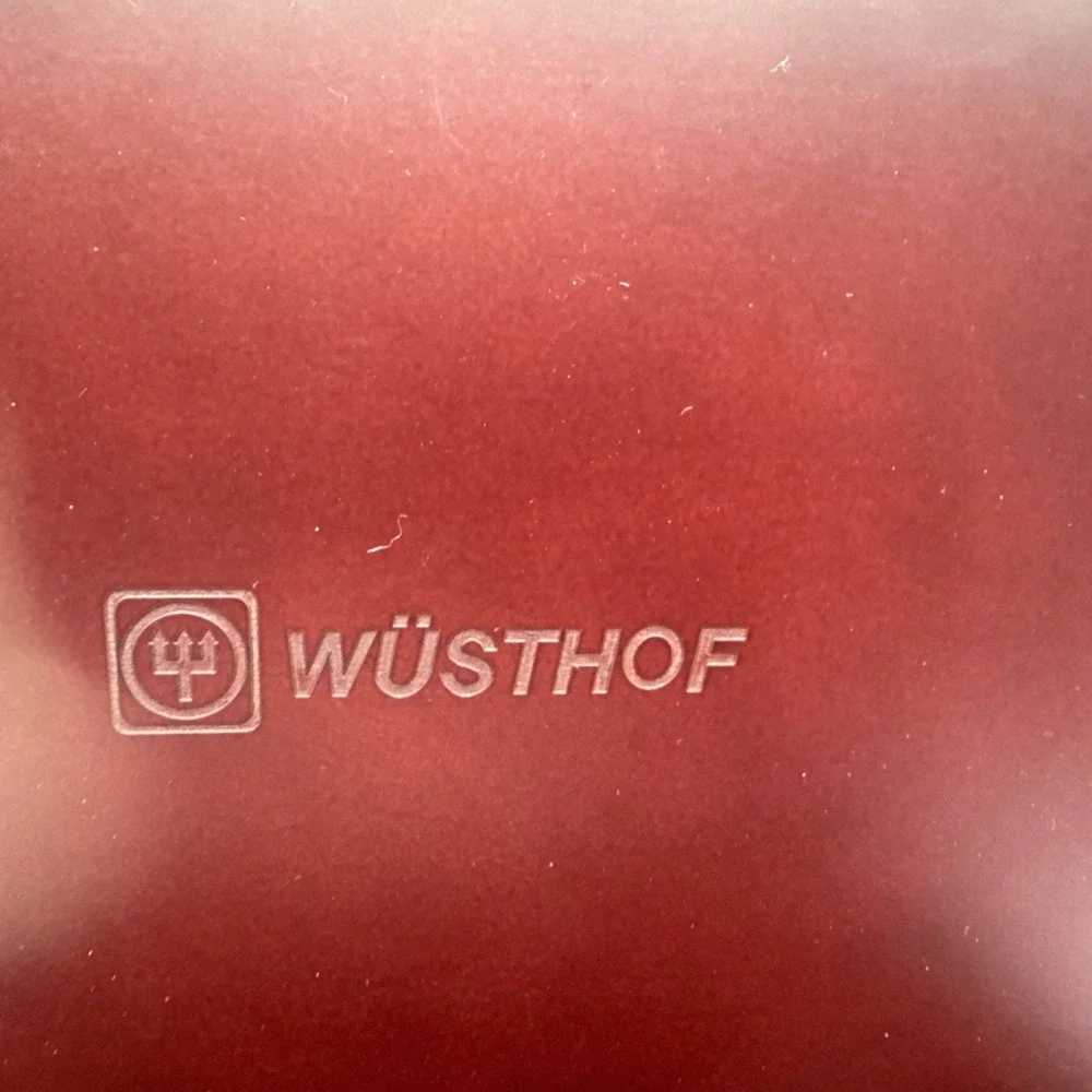 Wusthof Wooden Box Case Storage Organizer for Knives or Utensils Cherry‎ Finish